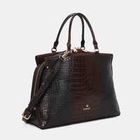 Binnari BALI 21243 Bordo Croc Handbag