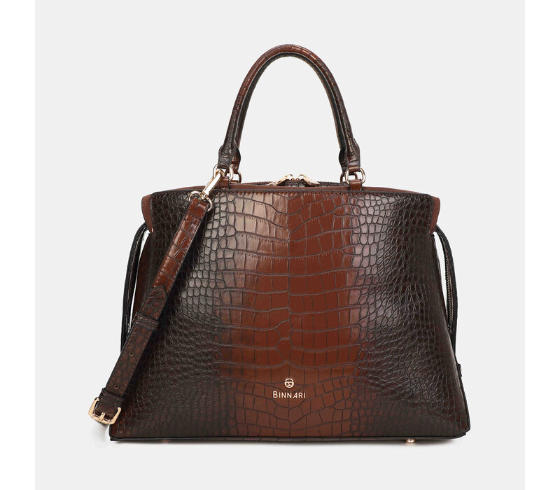 Binnari BALI 21243 Tan Croc Handbag