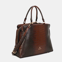 Binnari BALI 21243 Tan Croc Handbag