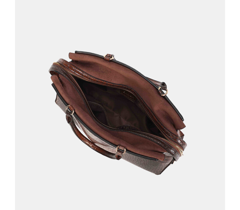 Binnari BALI 21243 Tan Croc Handbag