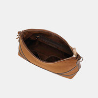 Binnari ATLAS 21231 Tan Suede Hobo Bag