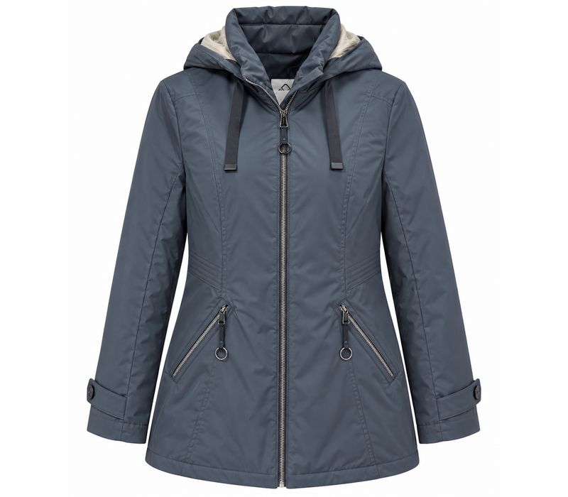 District CORTADO Grey Blue Winter Jacket