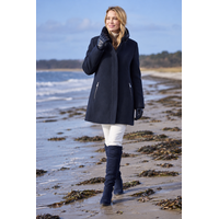 Junge OMEGA Navy Wool mix Coat