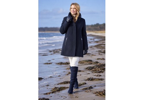 Junge Junge OMEGA Navy Wool mix Coat