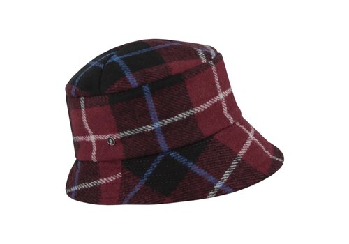 FLECHET Flechet FLFH423 Bordo Check Hat
