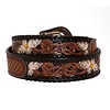 MYRA MYRA Checkered Hand Tooled Belt