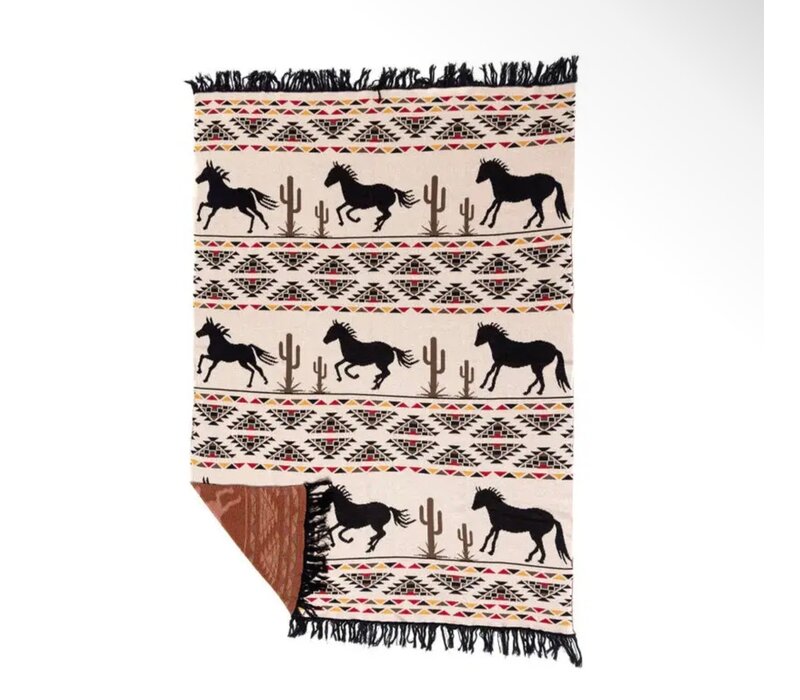 MYRA Chisholm Trail Cotton Throw