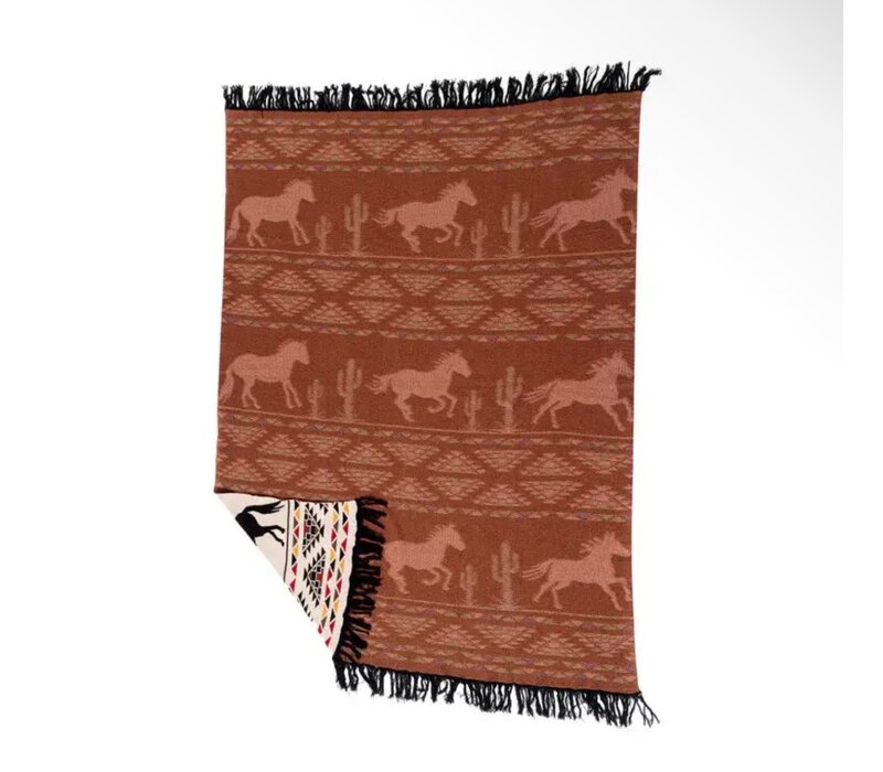 MYRA Chisholm Trail Cotton Throw