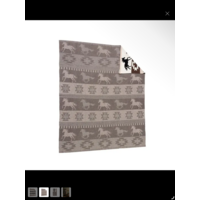 MYRA Stallion Spirit Cotton Throw