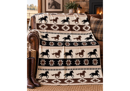 MYRA MYRA Stallion Spirit Cotton Throw