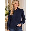 Bariloche Bariloche ANDRIA Navy Stretchy Blouse
