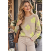 MD’M MD’M 55020013 Lime Print Cosy Sweater
