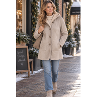 MD’M 01 Grey Reversible Sheepskin Like Coat