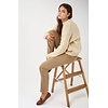 Ana & Lucy ANA & LUCY Beige “ELIA” Straight Leg Pants