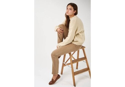Ana & Lucy ANA & LUCY Beige “ELIA” Straight Leg Pants