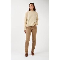 ANA & LUCY Beige “ELIA” Straight Leg Pants