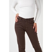 ANA & LUCY Brown “ELIA” Straight Leg Pants
