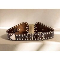 LULA Brown ATLAS Leather Sash Belt