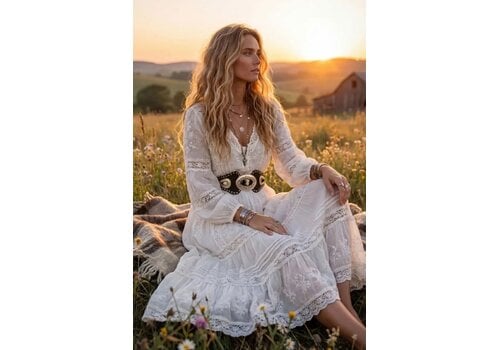 LULA Natura LULA Brown ATLAS Leather Sash Belt