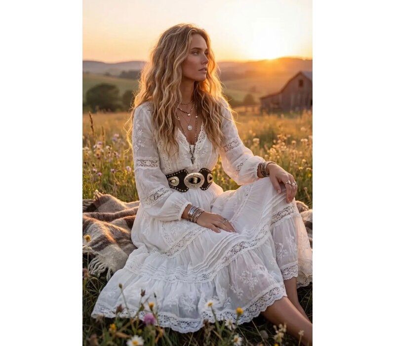 LULA Brown ATLAS Leather Sash Belt