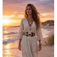 LULA Brown ATLAS Leather Sash Belt