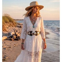 LULA Black ATLAS Leather Sash Belt