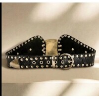 LULA Black ATLAS Leather Sash Belt