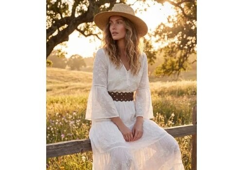 LULA Natura LULA Brown DRACO Leather Sash Belt