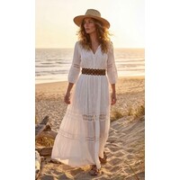 LULA Brown DRACO Leather Sash Belt