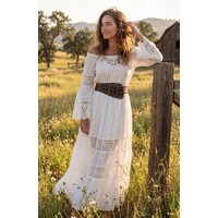 LULA Nox Brown Leather Sash Belt