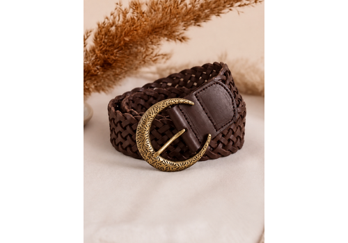 LULA Natura LULA Dark Brown Leather Belt
