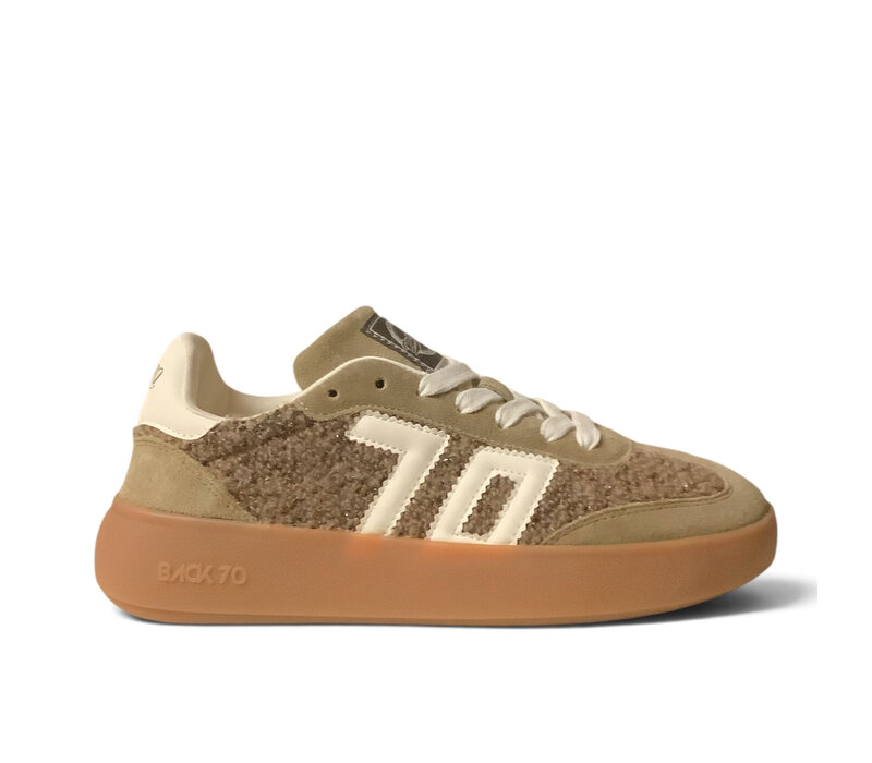 BACK 70 BROOKLYN Bouclé Taupe Sneakers