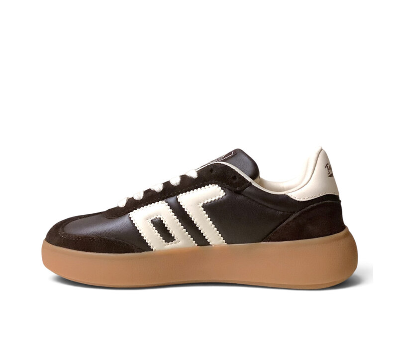 BACK 70 BROOKLYN Coffee/Butter Sneakers