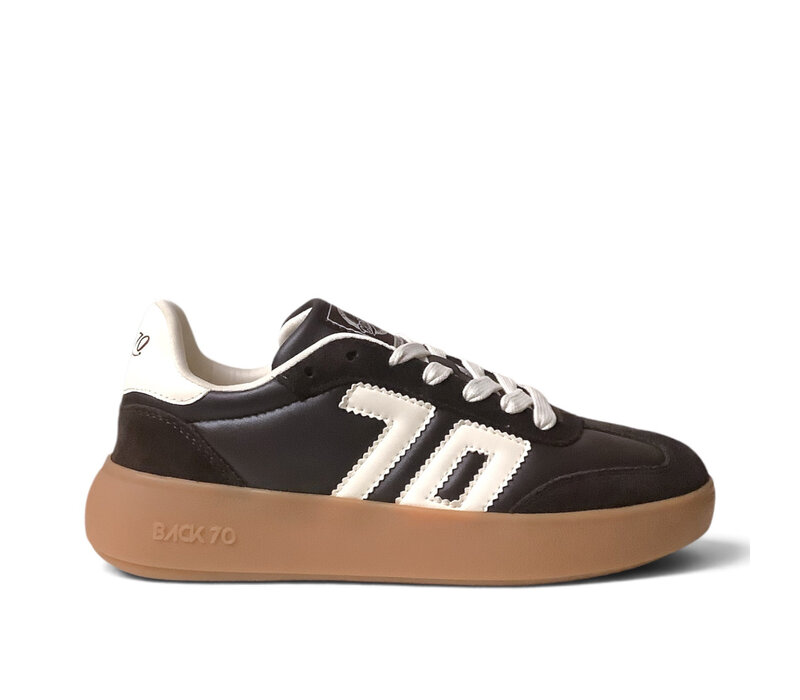 BACK 70 BROOKLYN Coffee/Butter Sneakers
