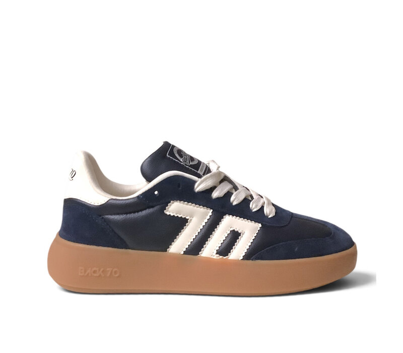 BACK 70 BROOKLYN Navy/Wht Sneakers
