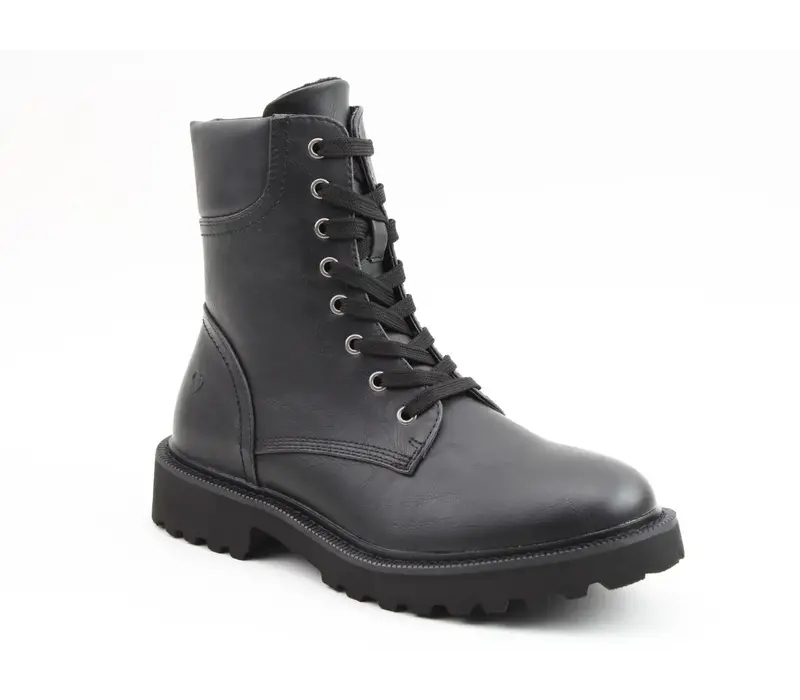 Heavenly Feet LOLA Black Laced Combat Boots