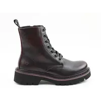 Heavenly Feet SAVANNAH Bordo Combat Boots