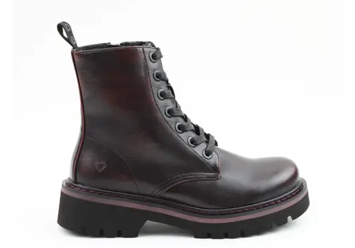 Heavenly Feet Heavenly Feet SAVANNAH Bordo Combat Boots