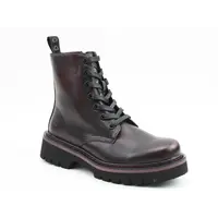 Heavenly Feet SAVANNAH Bordo Combat Boots
