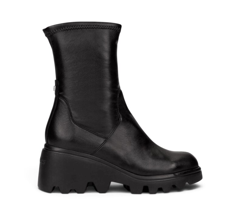 Wonders TORONTO Black Wedge Boots