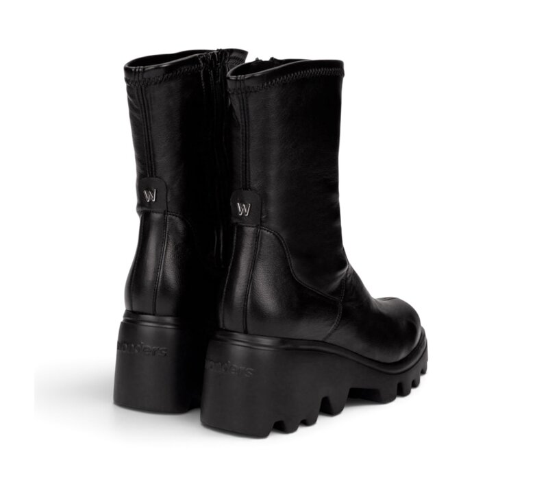 Wonders TORONTO Black Wedge Boots