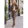 Julie Guerlande Julie Guerlande PS000 Brown Slim Fit Pants