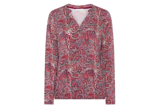 Micha A/W Micha 183 117 Pink Paisley Stretch Top