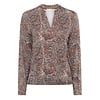 Micha A/W Micha 183 117 Latte Paisley Stretch Top