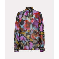Esqualo 15701 Glowing Blossom Bow Blouse