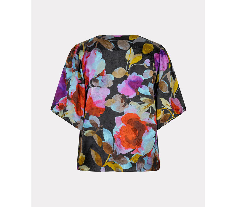 Esqualo 15700 Blossom Balloon Sleeve Blouse