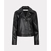 EsQualo A/W Esqualo 11700 Blk PU Embroidery BikerJacket