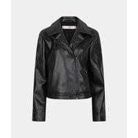 Esqualo 11700 Blk PU Embroidery BikerJacket