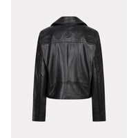 Esqualo 11700 Blk PU Embroidery BikerJacket