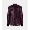 EsQualo A/W Esqualo 15706 Beet Bow Flock Blouse